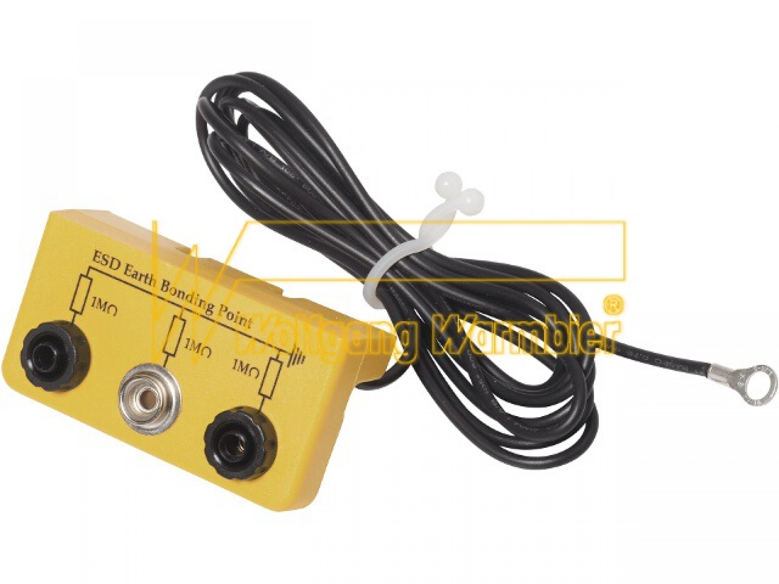 Topraklama Bağlantı Kutusu Sarı 1x10mm çıtçıtlı/2x Muz Soketi