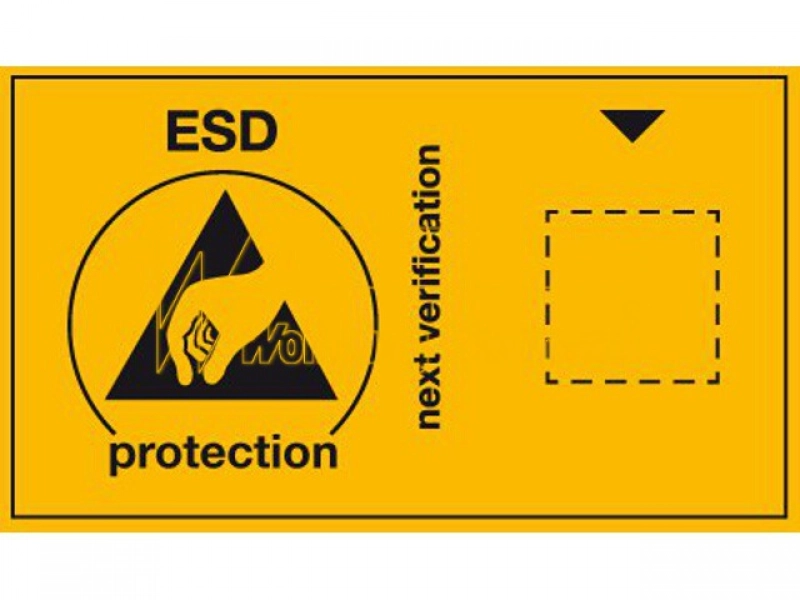 ESD Sembollü Son Kullanma Tarihi Gösterge Etiketi